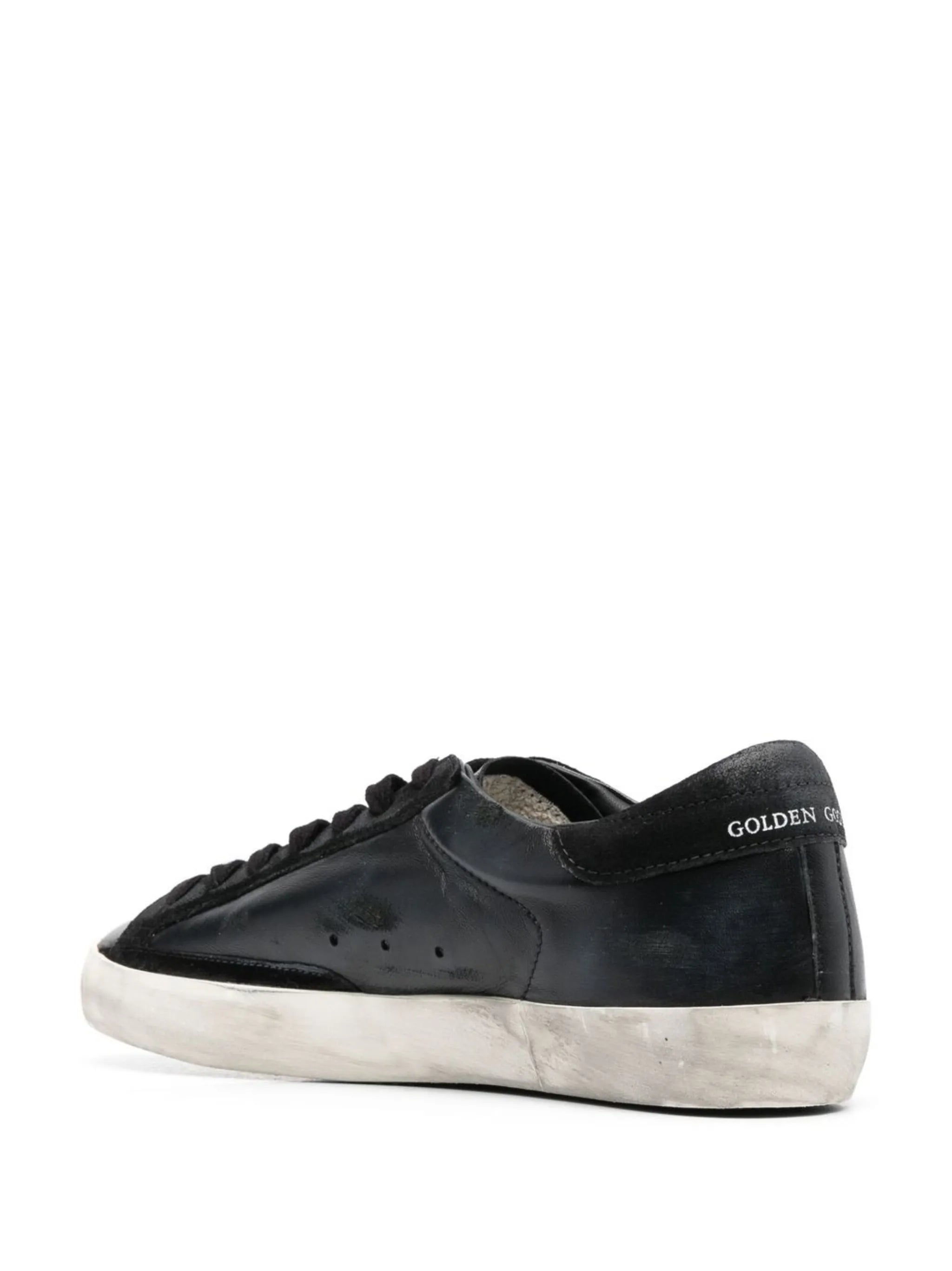Golden Goose Superstar Sneakers Black & Black Glitter Star
