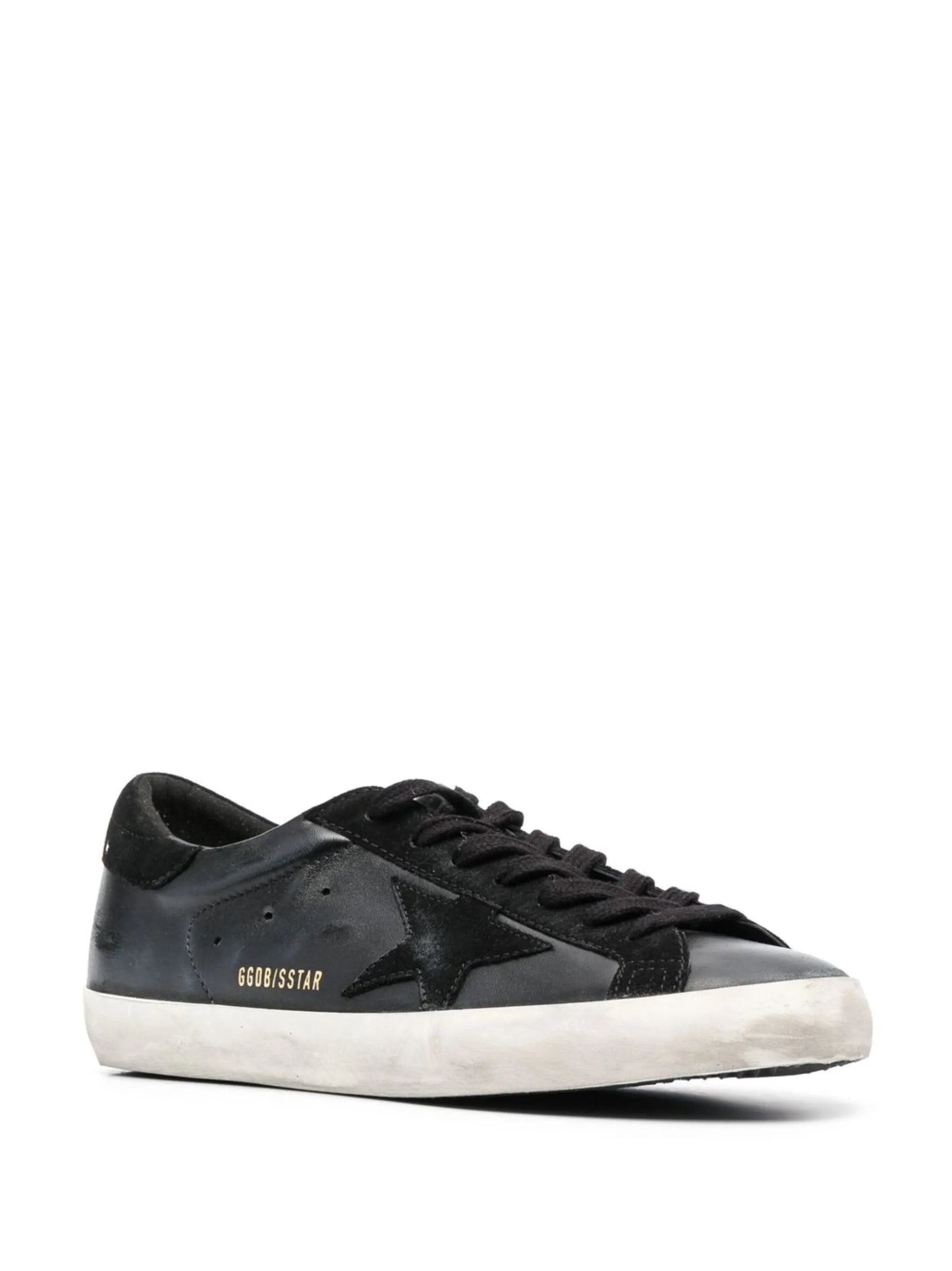 Golden Goose Superstar Sneakers Black & Black Glitter Star