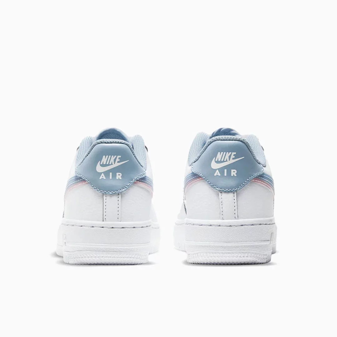 Nike Air Force 1 Gs Double Swoosh White Blue