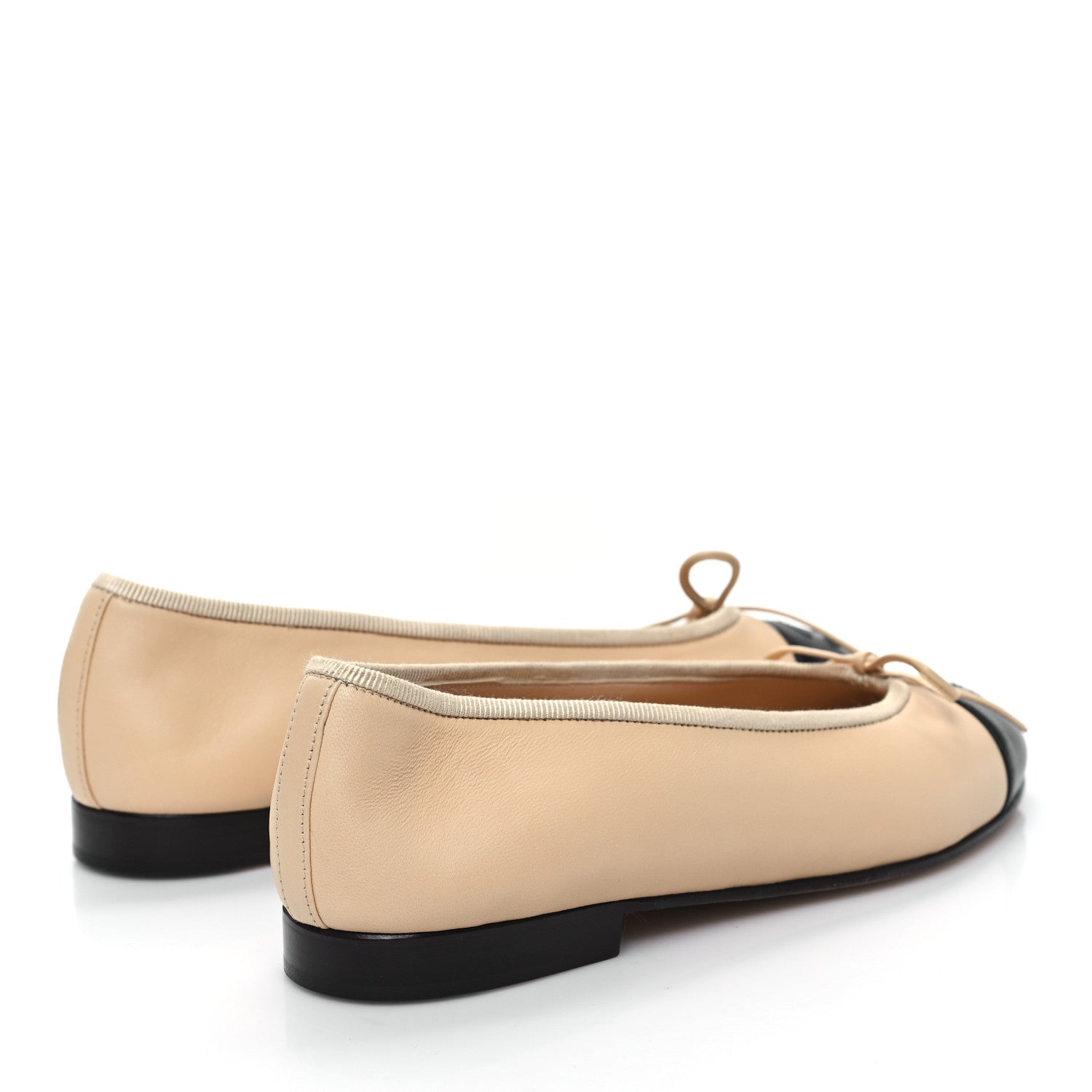 Chanel Flat Cap Beige And Black