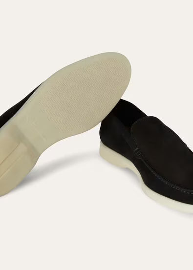 Loro Piana Summer Walk Loafer Black