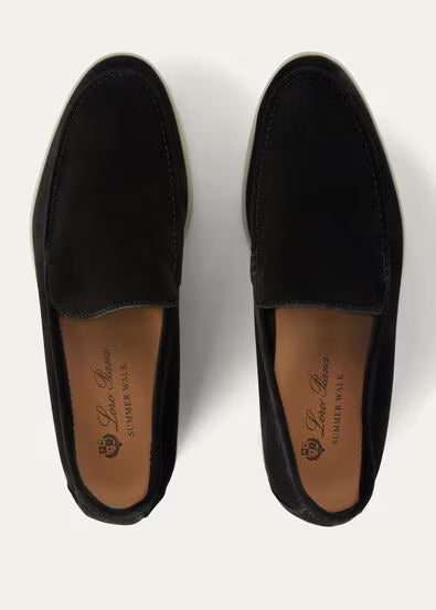 Loro Piana Summer Walk Loafer Black