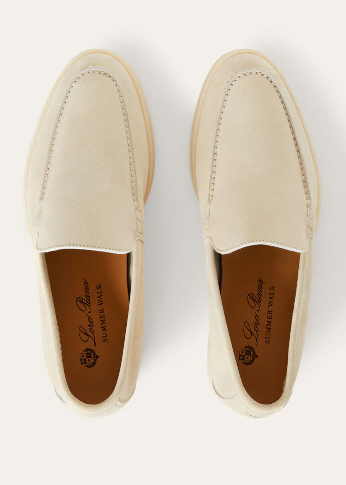 Loro Piana Summer Walk Loafer Beige