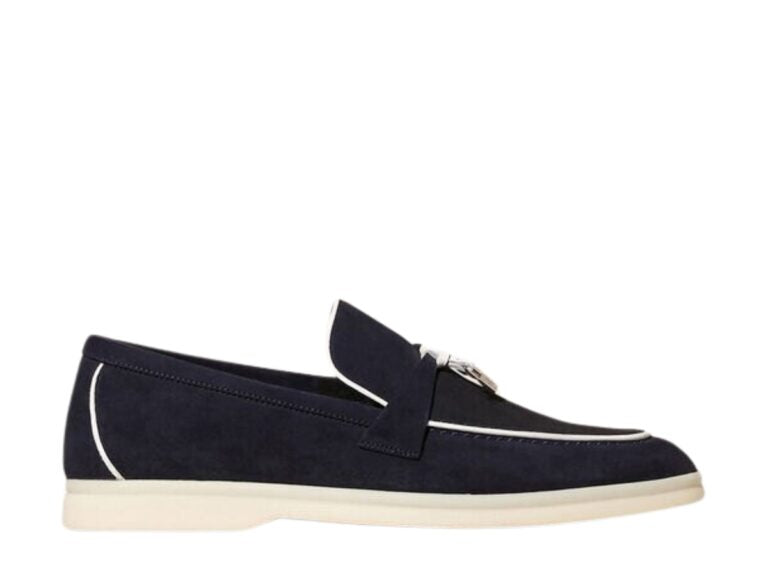 Loro Piana Loafer Charm Black White Line