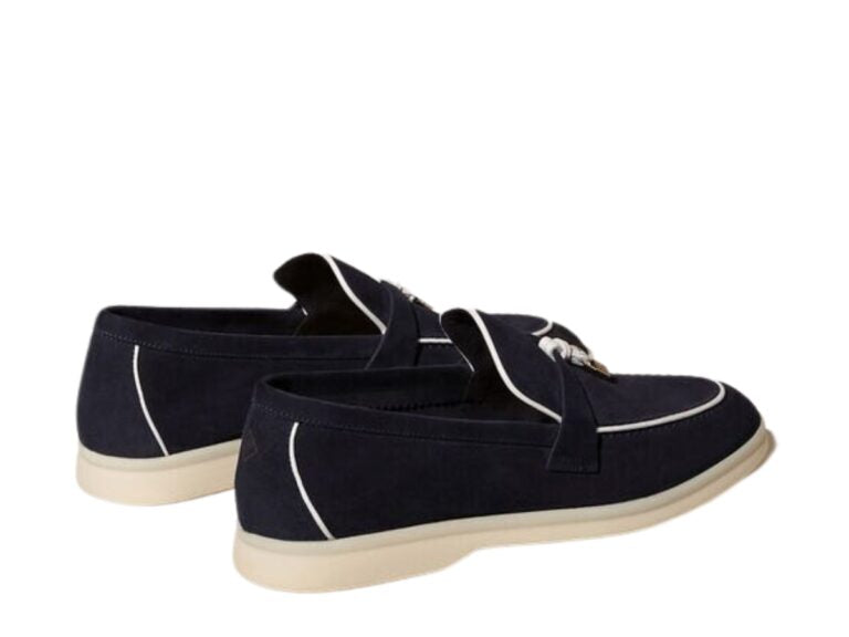 Loro Piana Loafer Charm Black White Line