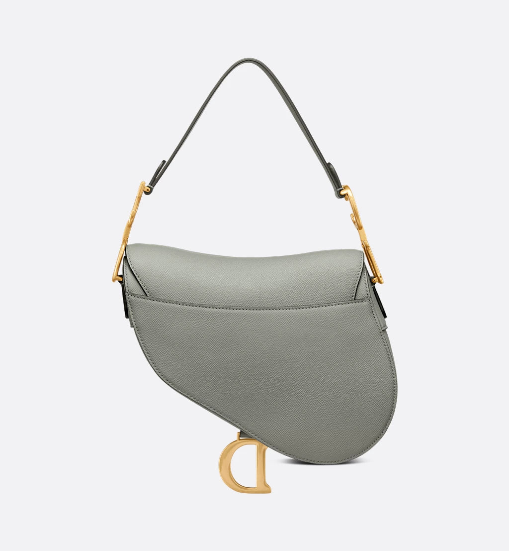 Dior Grey Saddle Bag with Strap