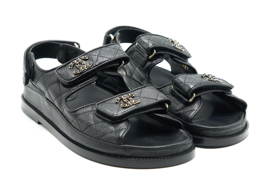 Chanel Dad Sandal Black