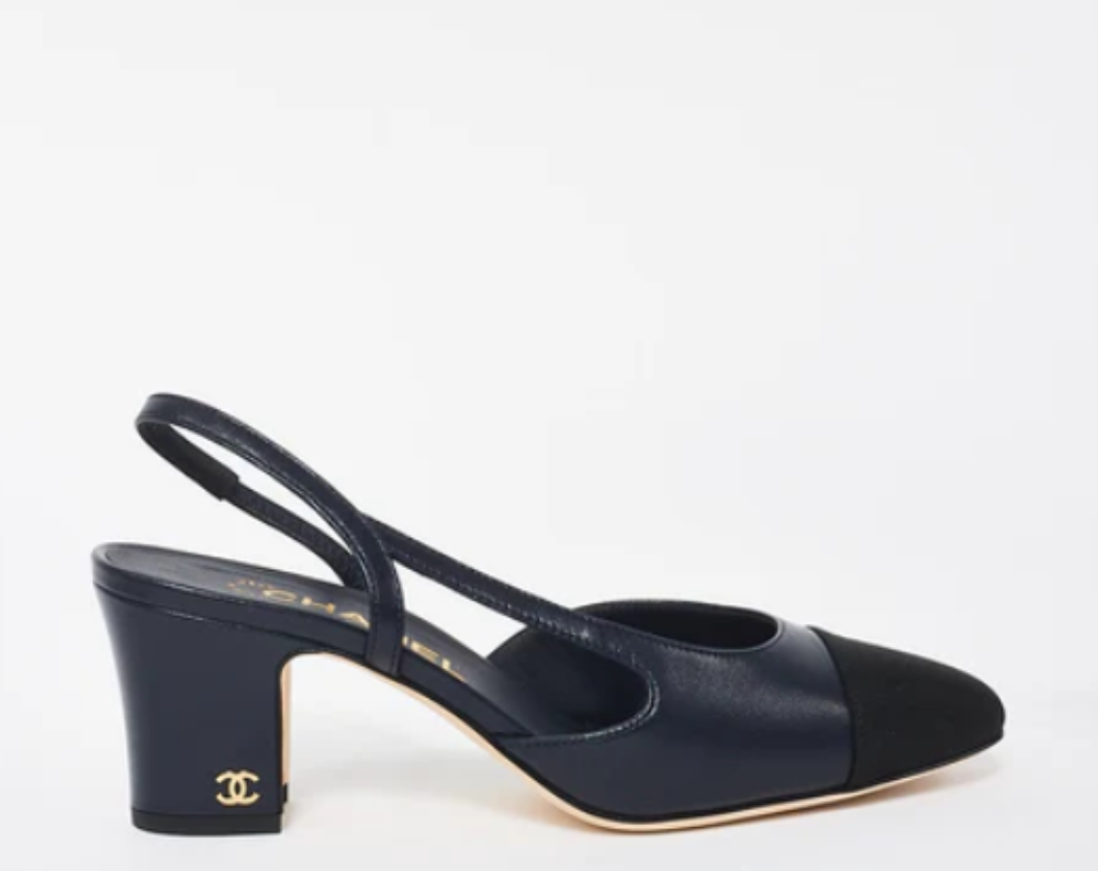 CHANEL Classic Slingback Heels Black