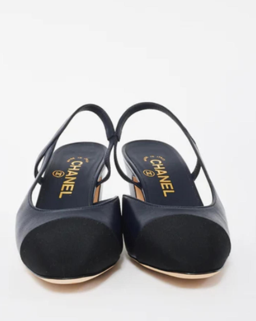 CHANEL Classic Slingback Heels Black