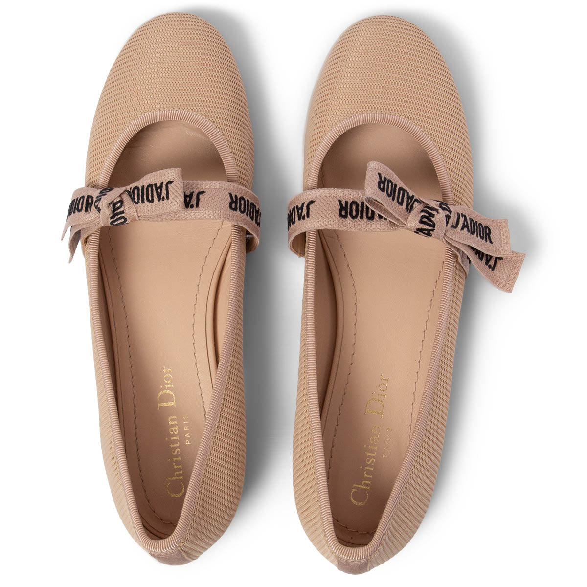 Dior Ballet Flat Beige J'Adior