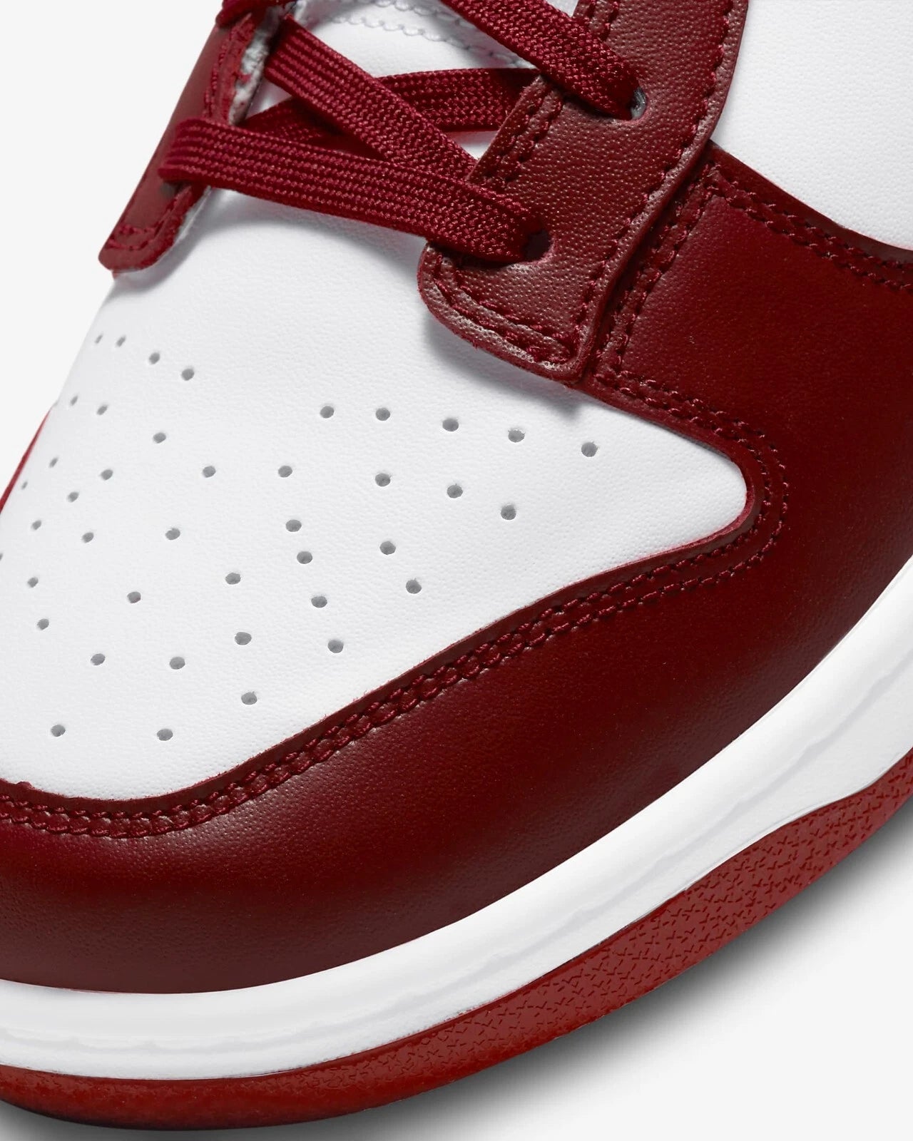 Nike Dunk Low Retro Sneakers Shoes Team Red White
