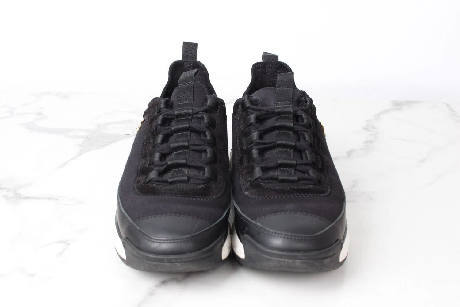 CHANEL Mixed Fiber Black Sneaker