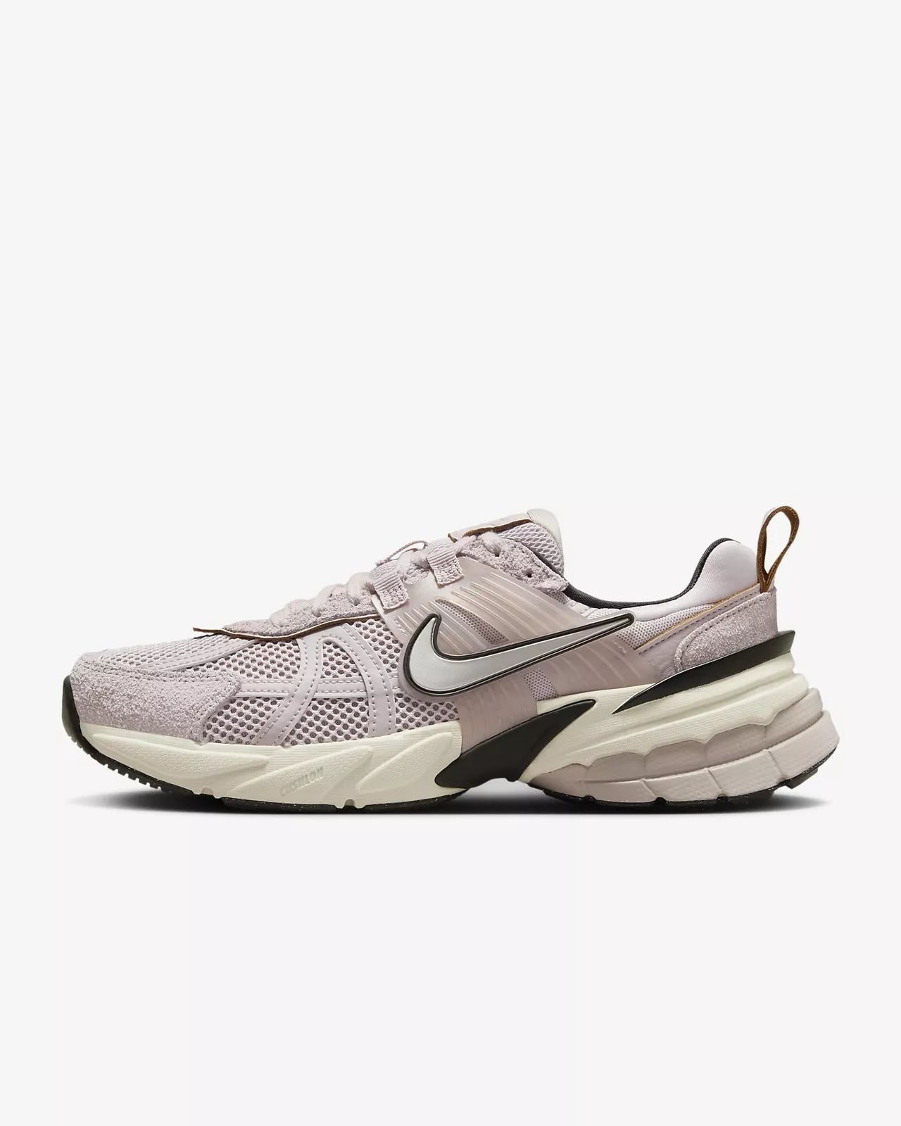 Nike V2K Run Platinum Violet Light Bone Black Chrome