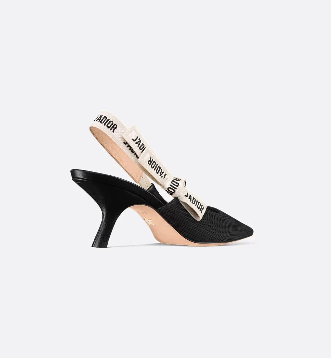 Dior J'Adior Canvas Meduim Heels Black
