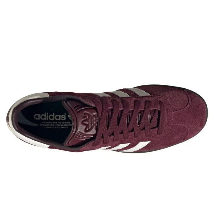 adidas Originals Gazelle MaroonChalk WhiteGum Suede