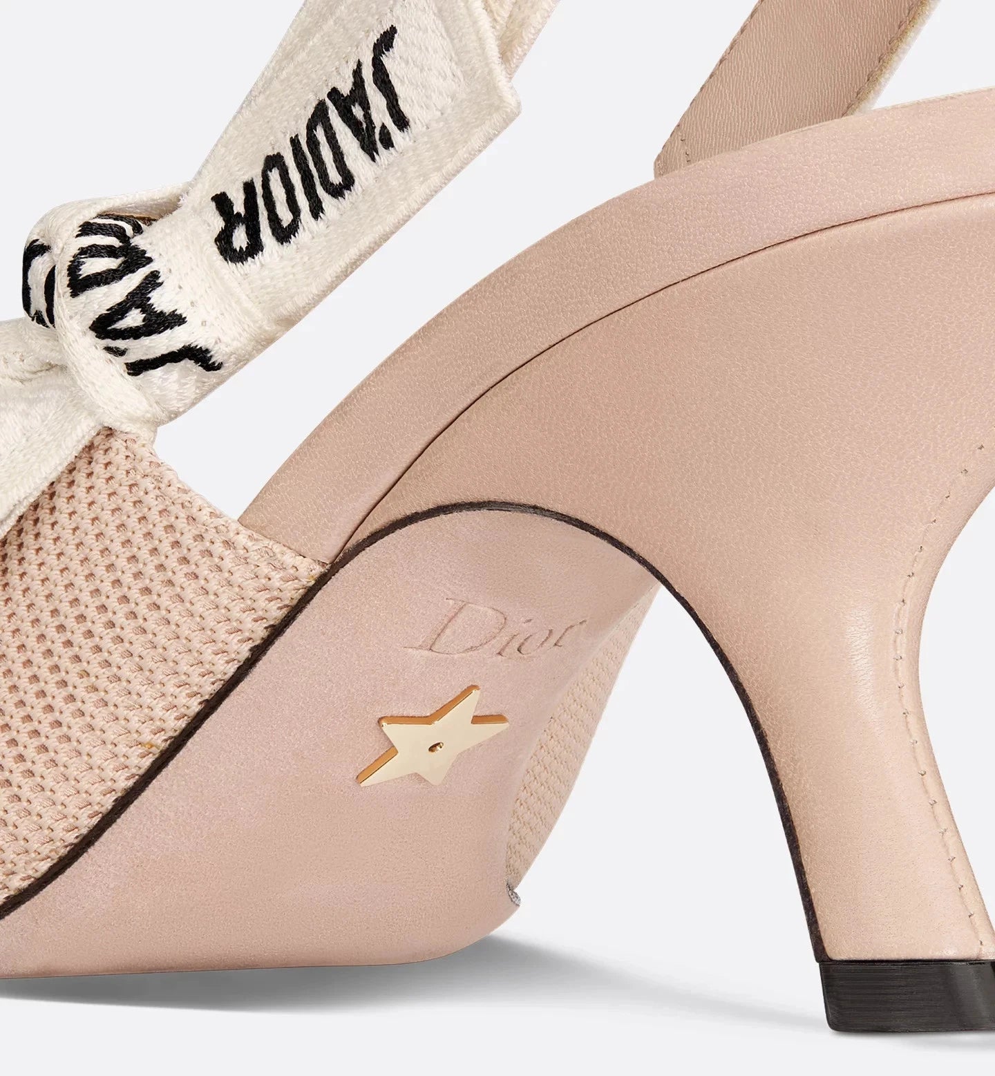 Dior J'Adior Canvas Meduim Heels Beige