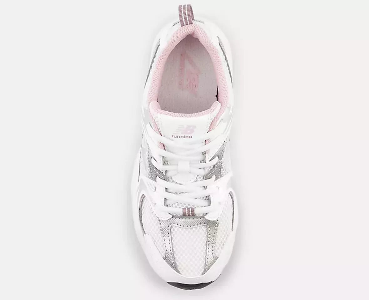 New Balance 530 White, Grey & Pink