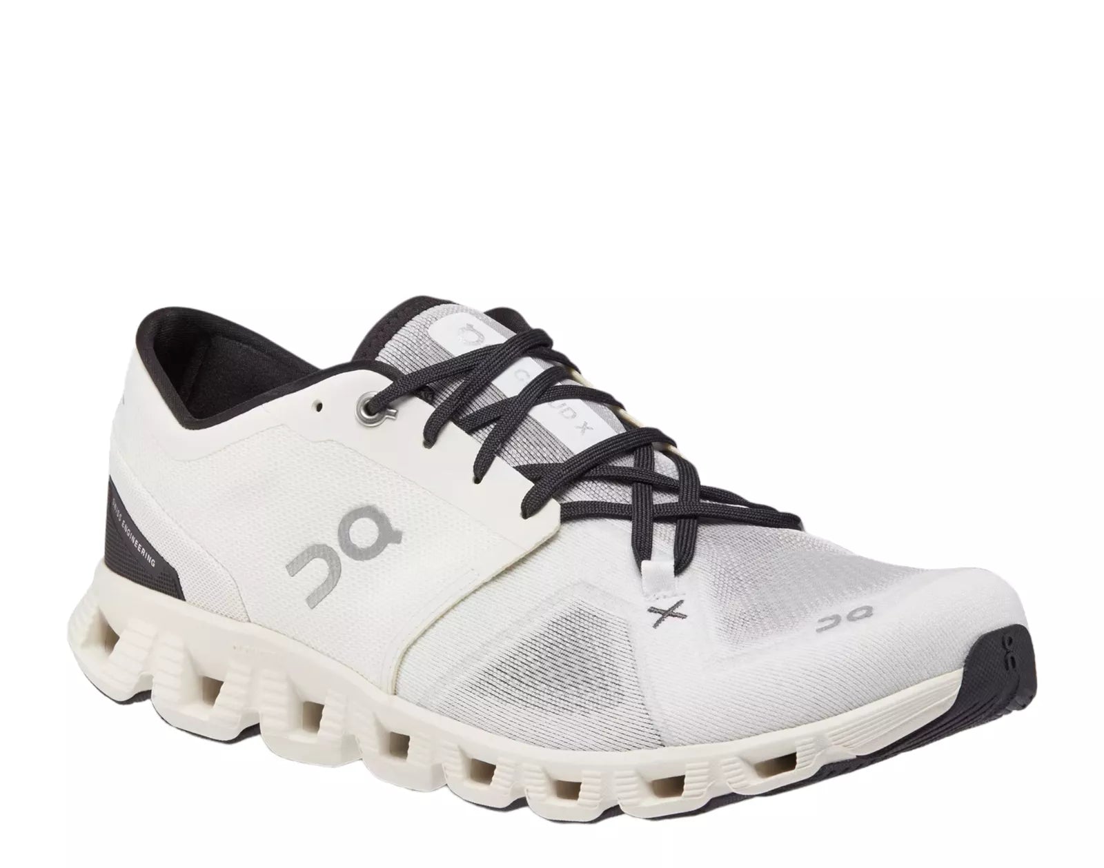 ON Running Cloud X 3 IvoryBlack Running Shoes