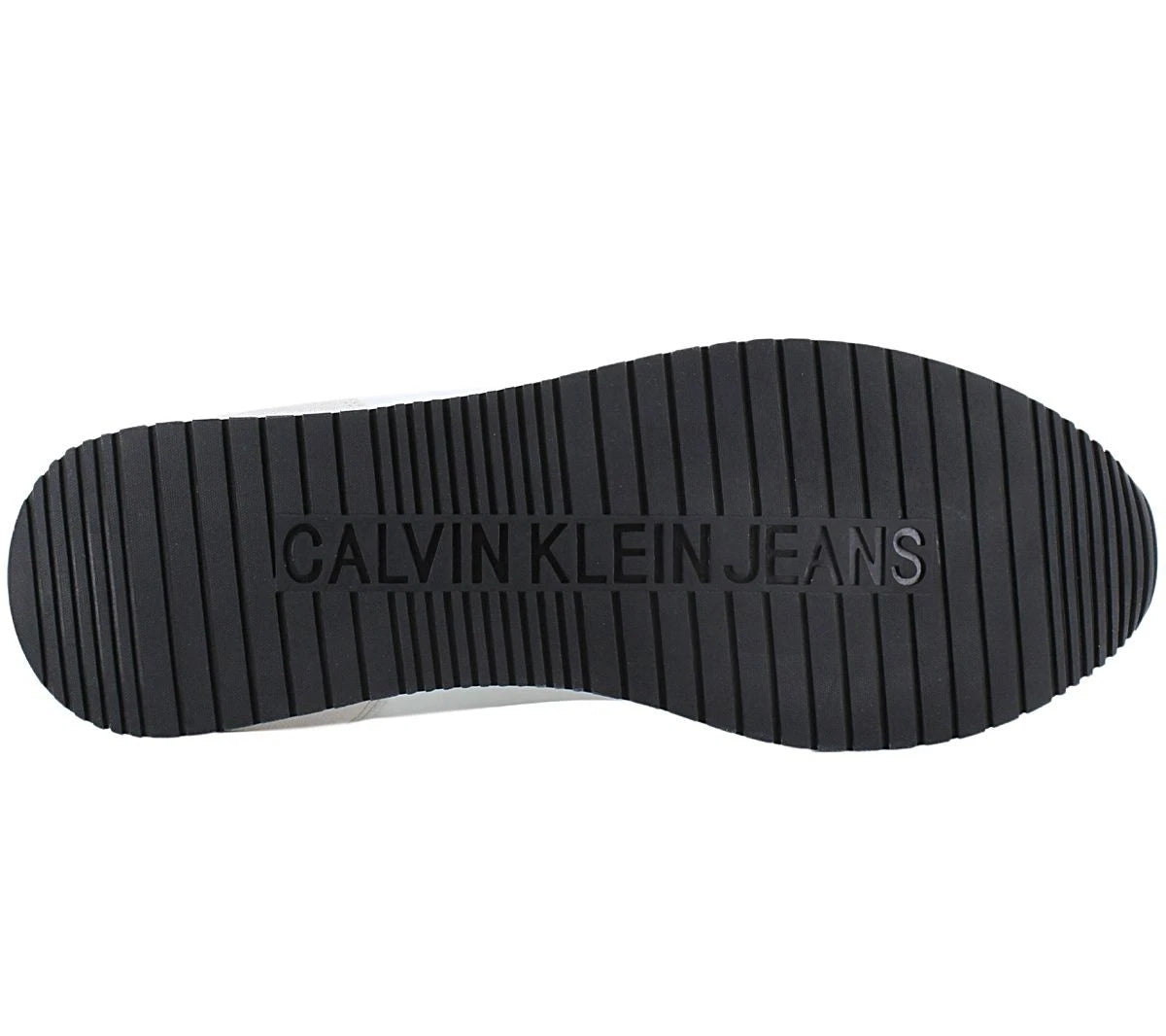 Calvin Klein Retro Runner Low Laceup - Men's Sneakers Shoes White