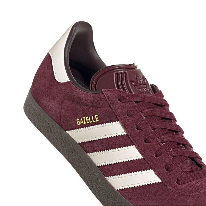 adidas Originals Gazelle MaroonChalk WhiteGum Suede