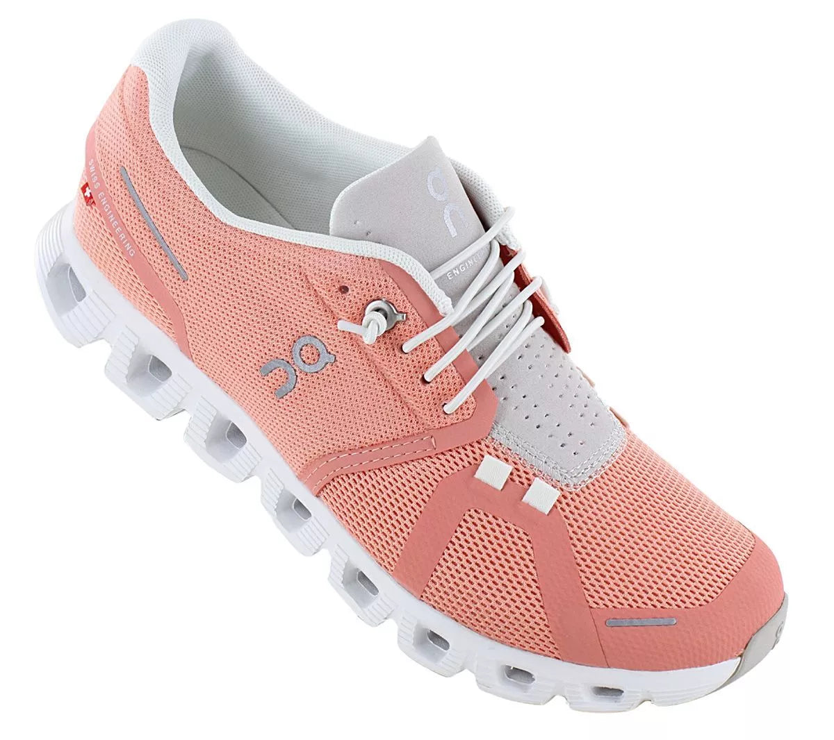 ON Cloud 5 Barely Rose Pink White