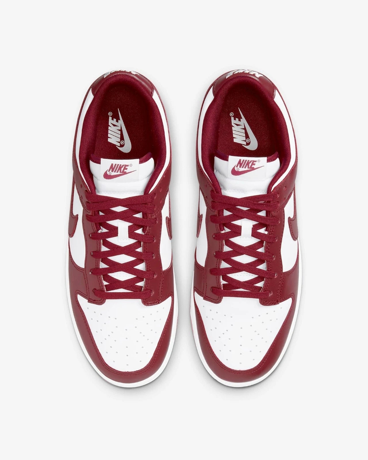 Nike Dunk Low Retro Sneakers Shoes Team Red White