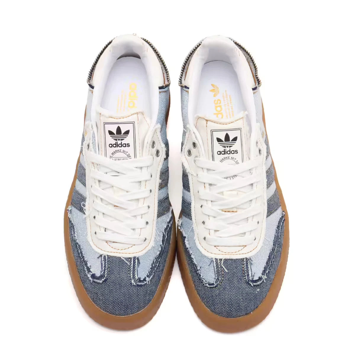 adidas SAMBA W atmos pink "Stacked Denim" GUM3