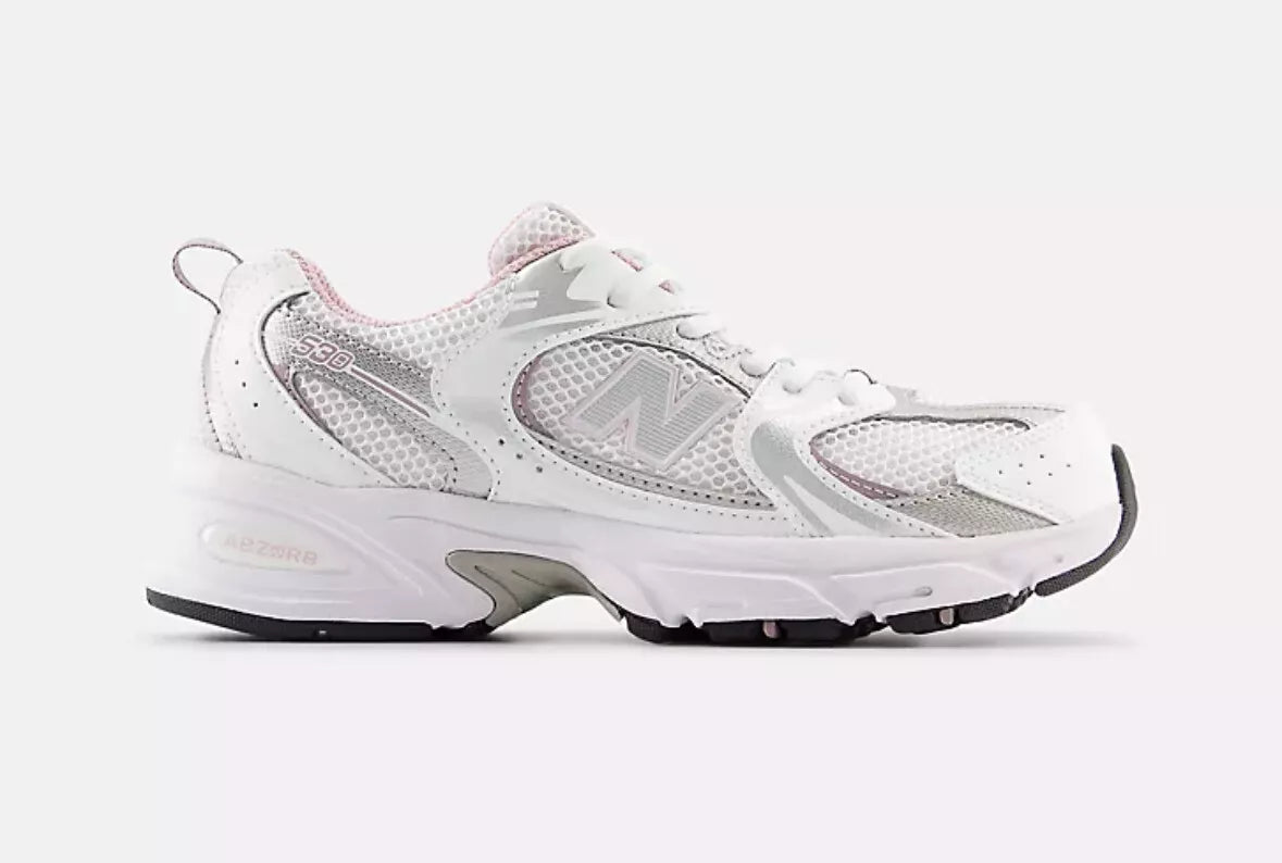 New Balance 530 White, Grey & Pink