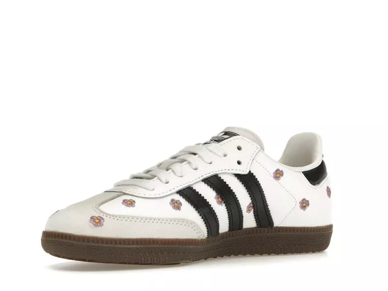 adidas Samba OG White Embroidered Floral