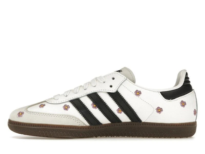 adidas Samba OG White Embroidered Floral