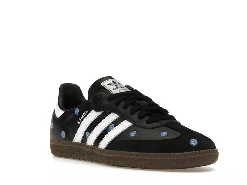 adidas Samba OG Black Embroidered Floral