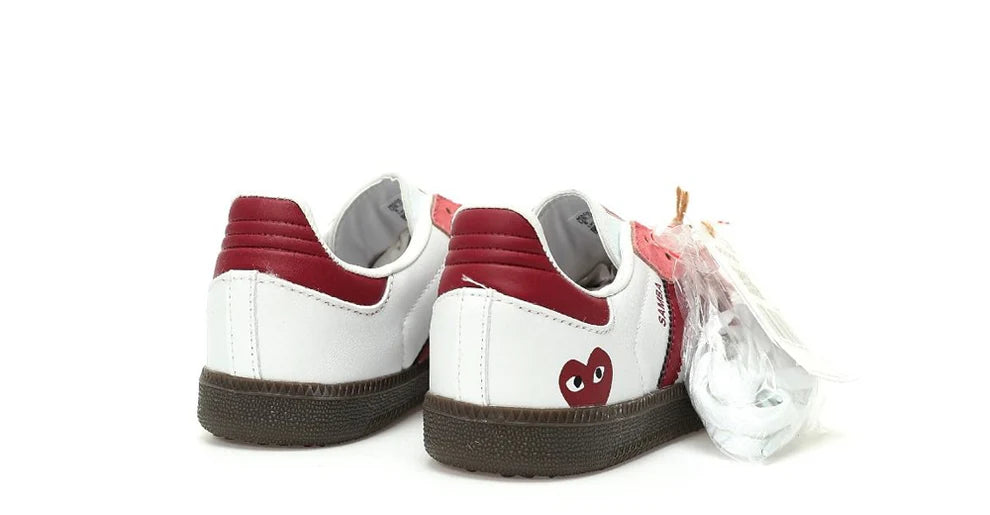 Adidas Samba Og Hearts White  Red