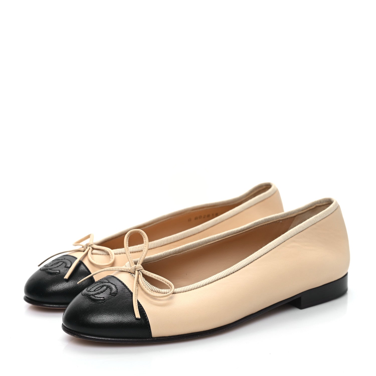 Chanel Flat Cap Beige And Black
