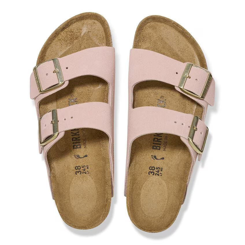Birken Stock Arizona Suede Pink