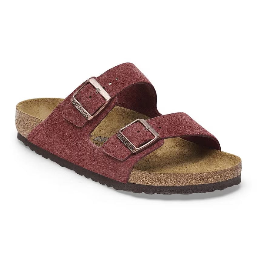 Birkenstock Arizona Suede Burgundy