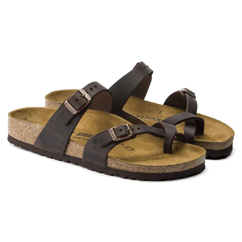 Birken Stock Mayari Black Leather
