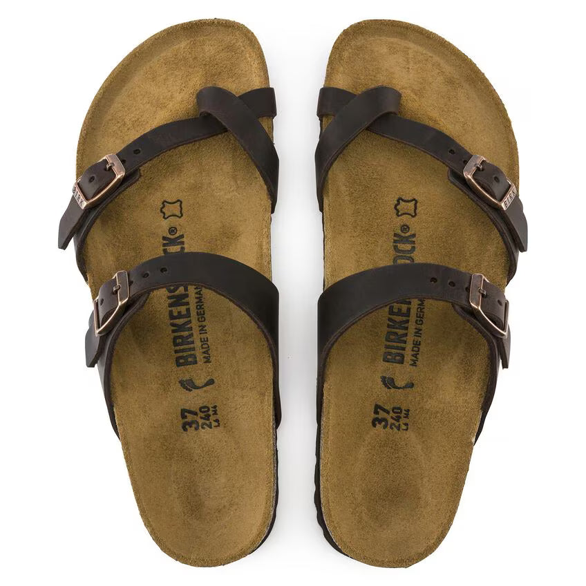 Birken Stock Mayari Black Leather