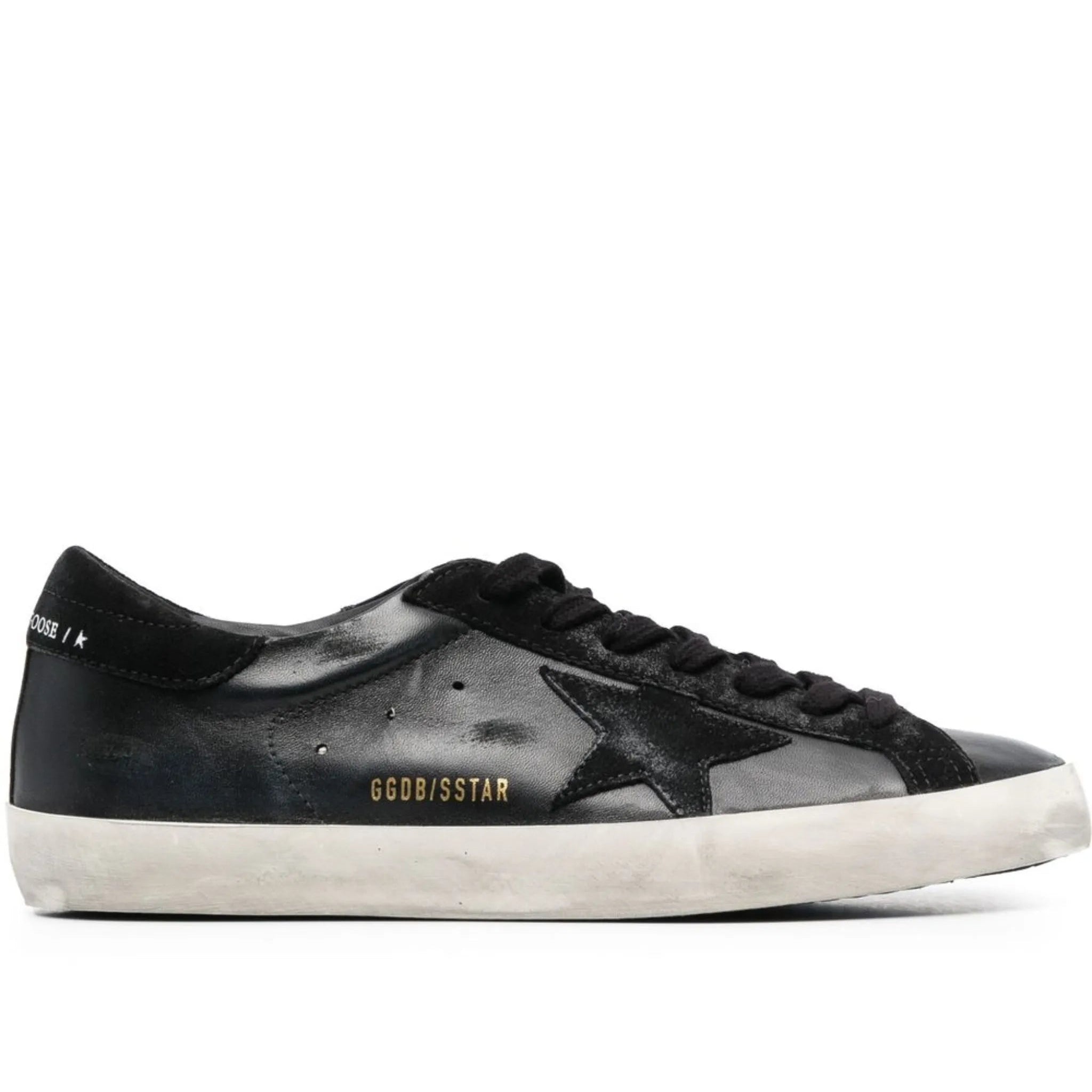 Golden Goose Superstar Sneakers Black & Black Glitter Star
