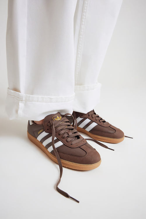 Adidas Samba Og Earth Brown  White