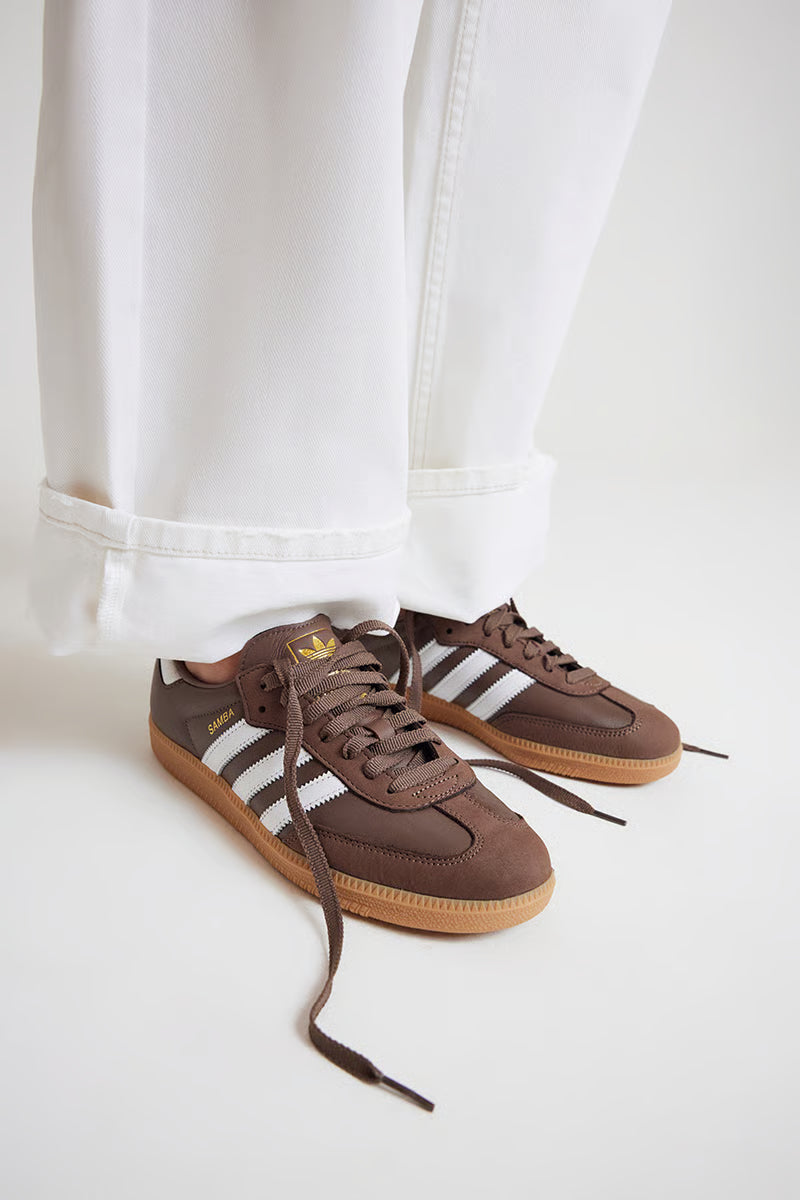 Adidas Samba Og Earth Brown  White