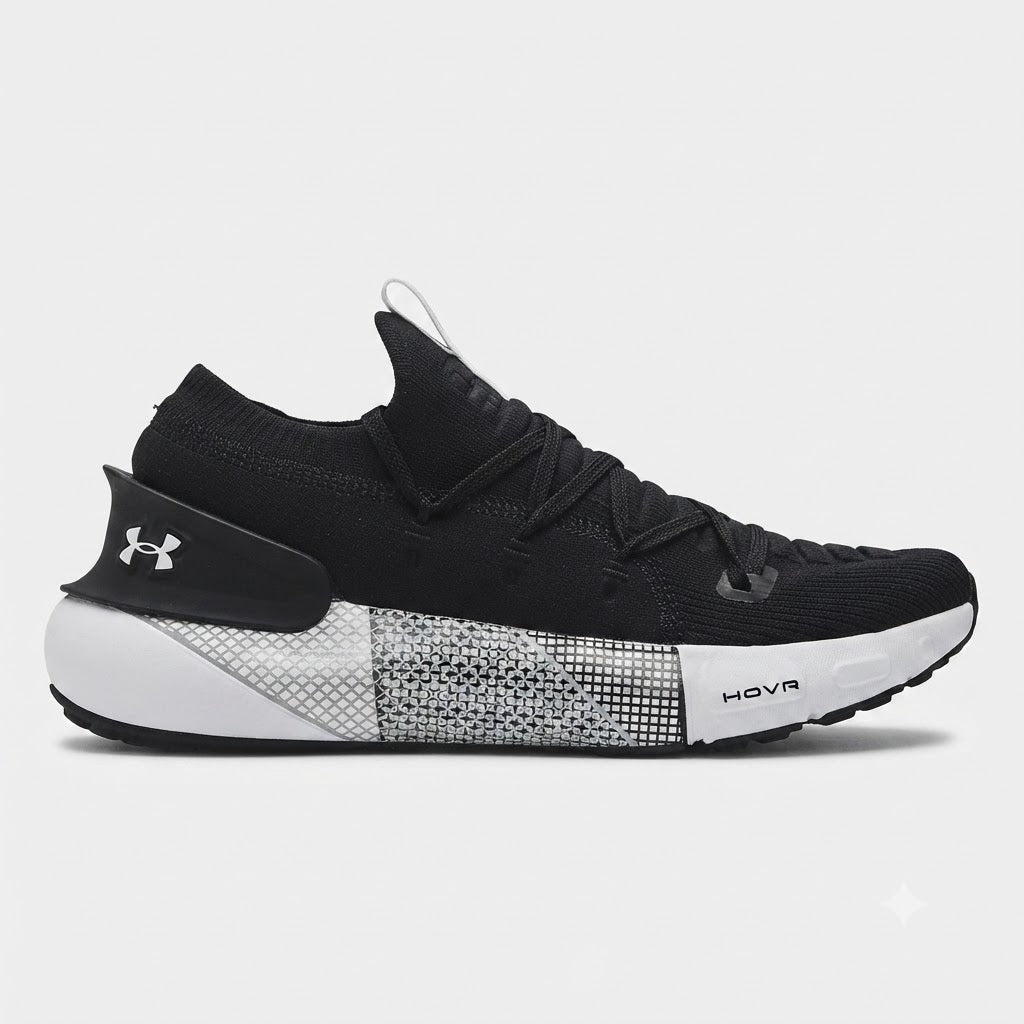 Under Armour Phantom 3 Mens Training Sneakers HOVR Casual Train Walk Black White