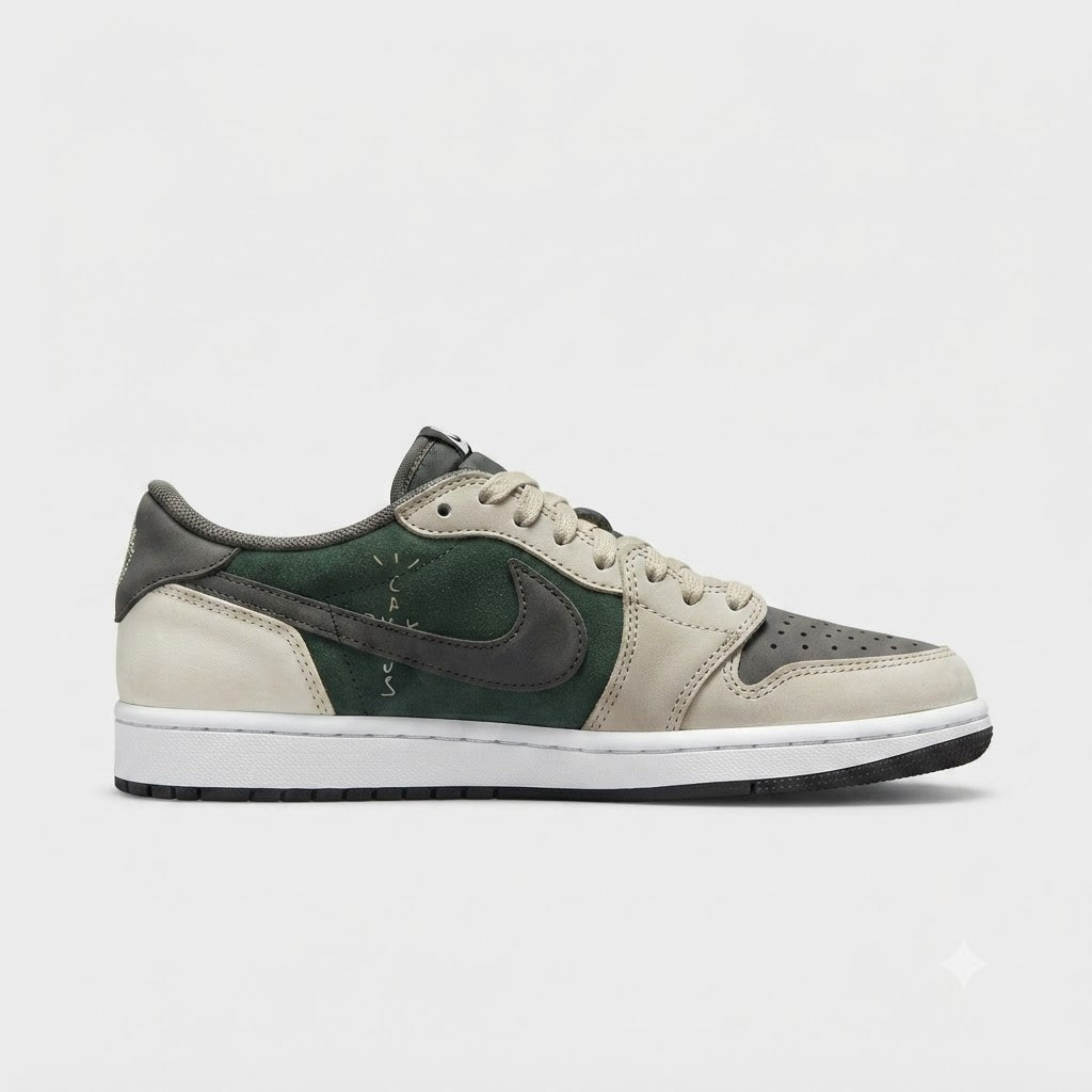 Nike Air Jordan 1 x Travis Scott Sneaker green beige