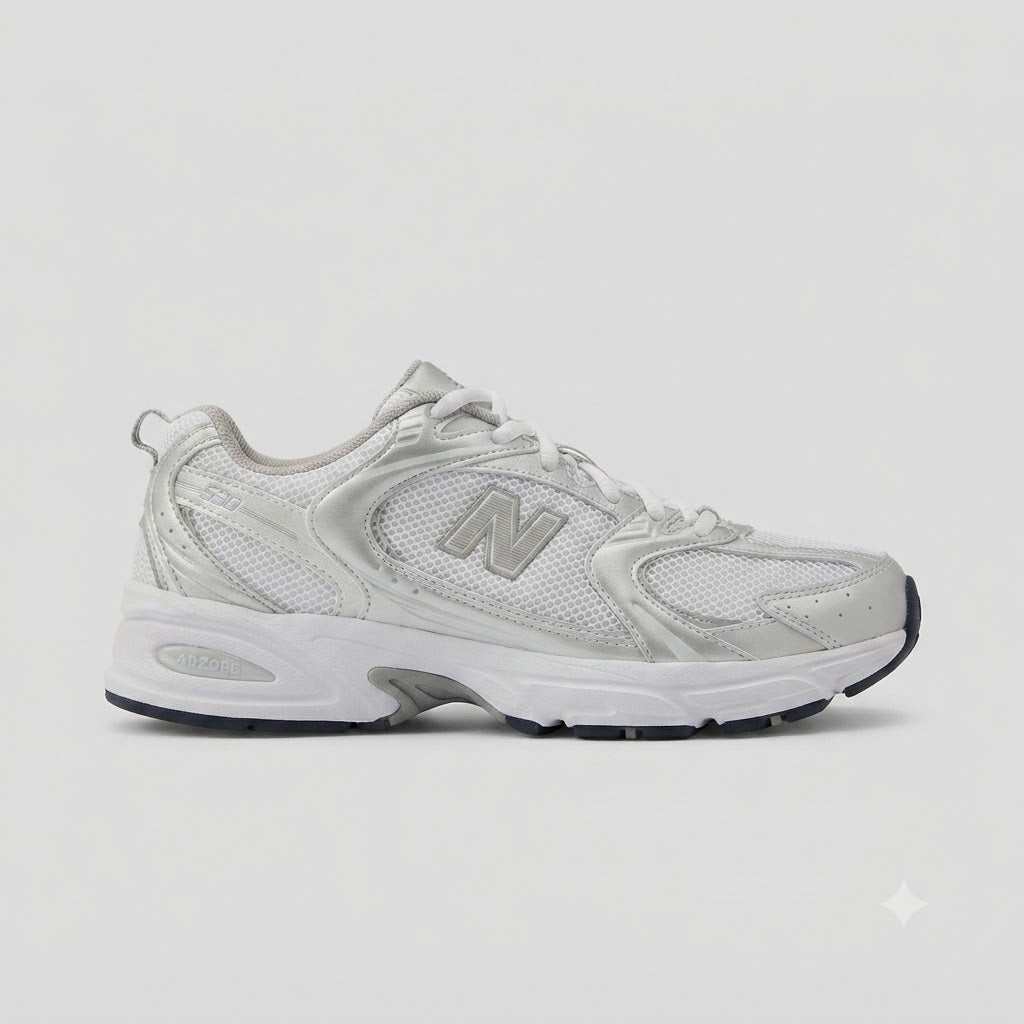 New Balance Retro 530 White SILVER