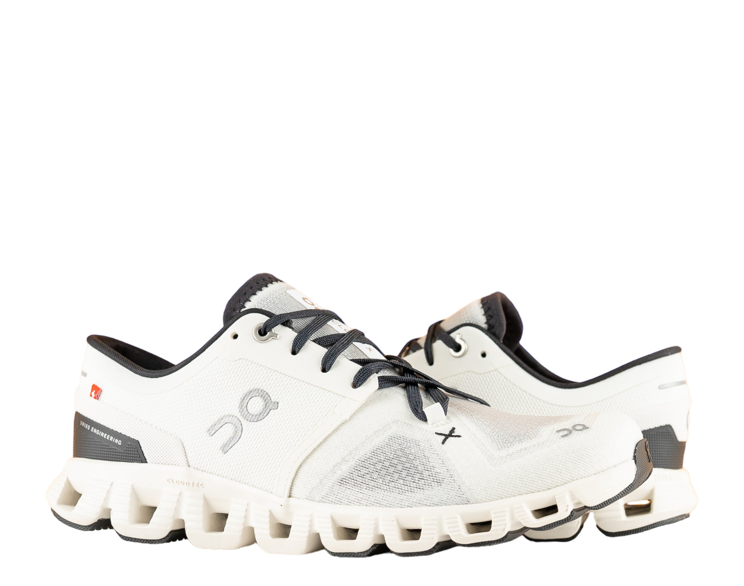 ON Running Cloud X 3 IvoryBlack Running Shoes