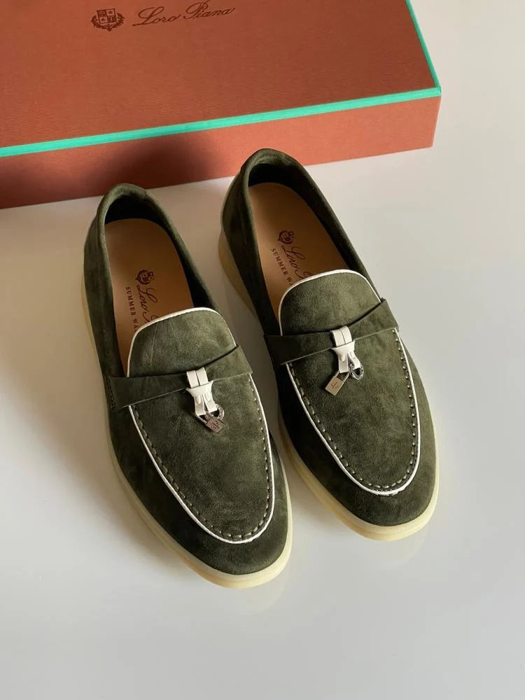 Loro Piana Loafer Charm OILY White Line