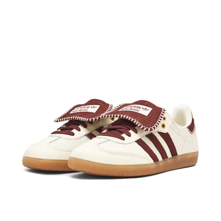 Adidas Samba x Wales Bonner White Burgundy