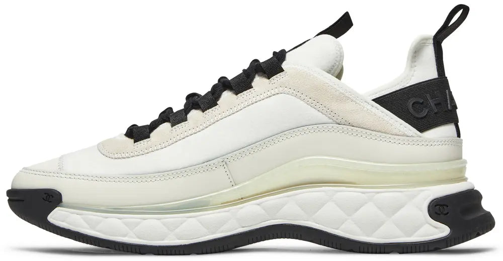 Chanel Wmns Velvet Calfskin & Mixed Fibers Sneaker 'Ivory'