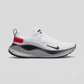 Nike React infinity Run Flyknit 4 sneakers in white and red
