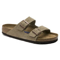 Birken Stock Arizona Suede Khaki