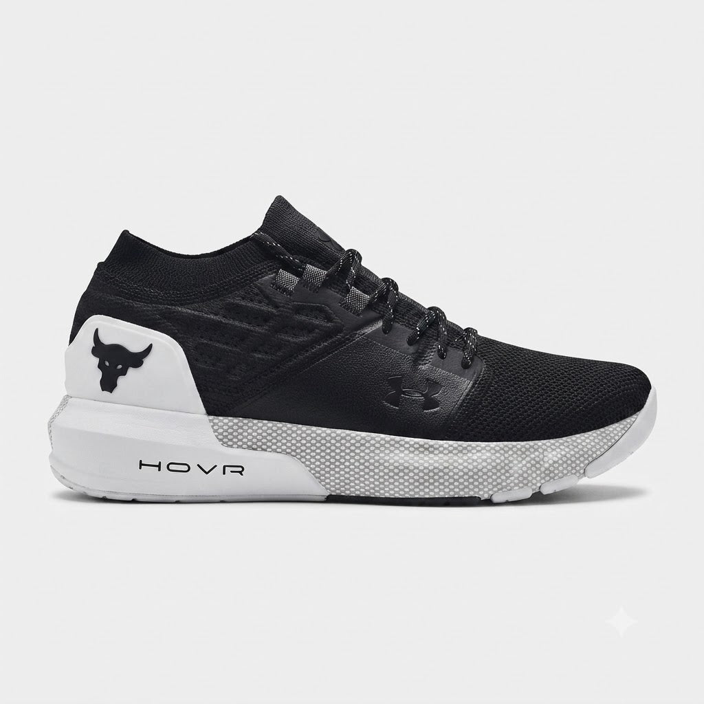 Under Armour Project Rock HOVR Phantom CG Reactor black white gold